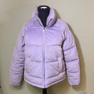 Vero Moda Lavender Puffer Corduroy  Jacket